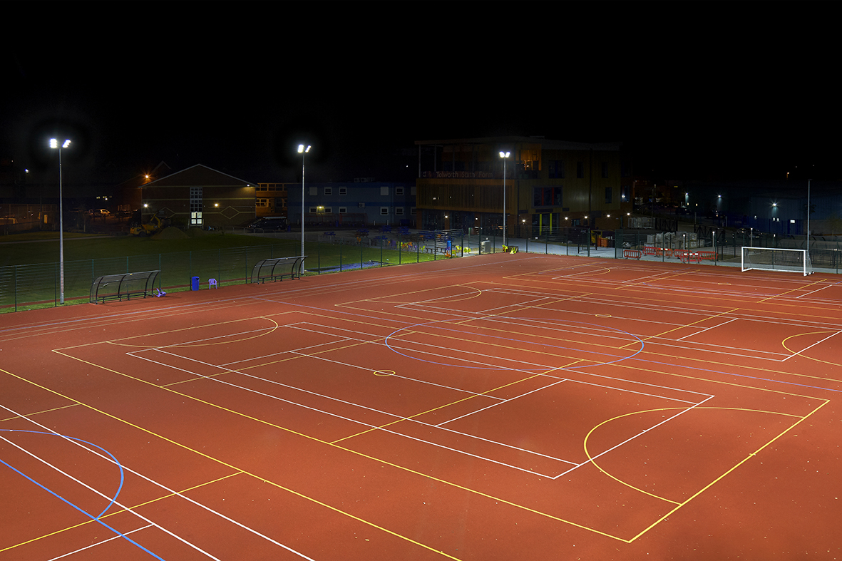 Tolworth Girls School, Sports Lighting Case Study