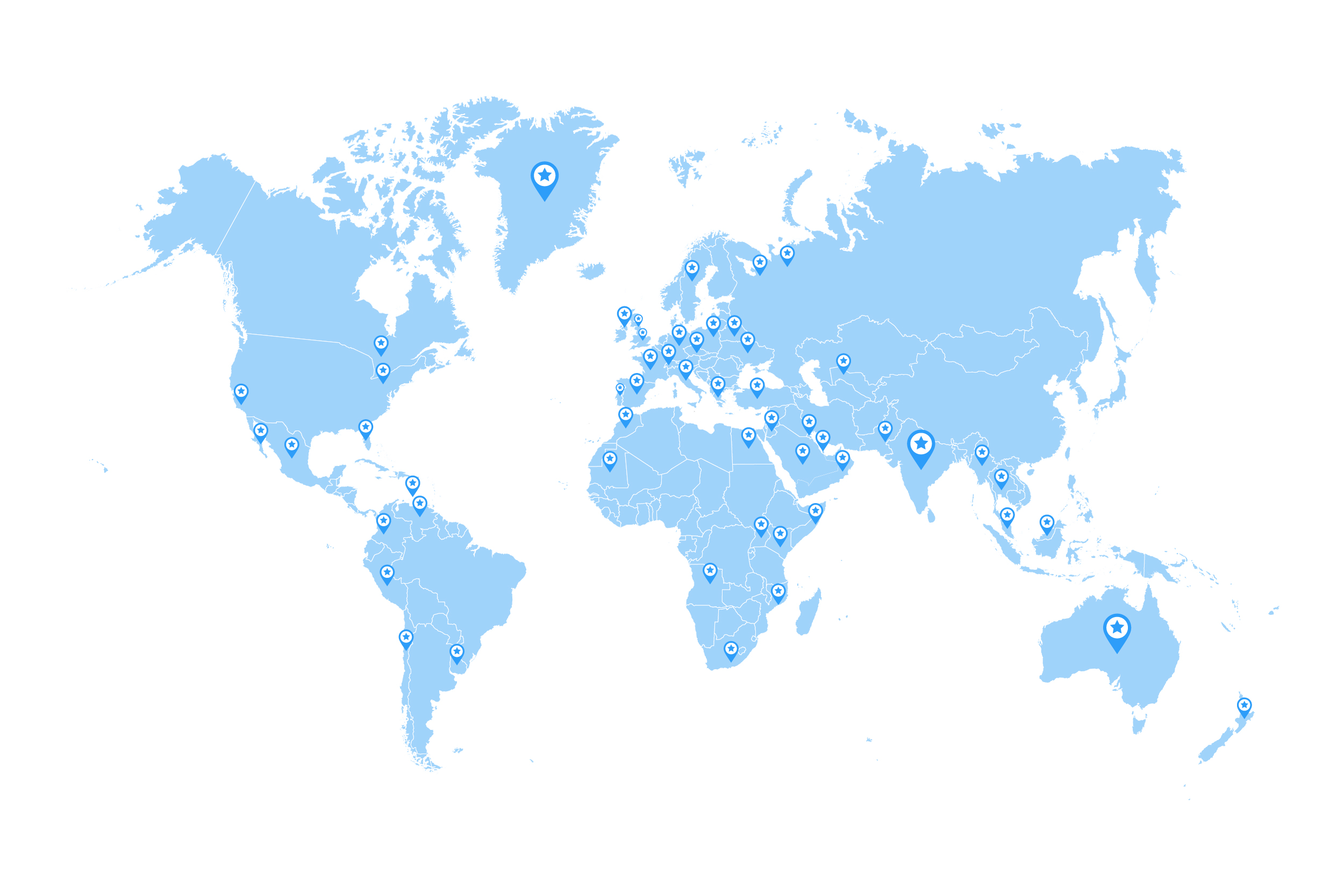 Midstream Lighting - our projects map