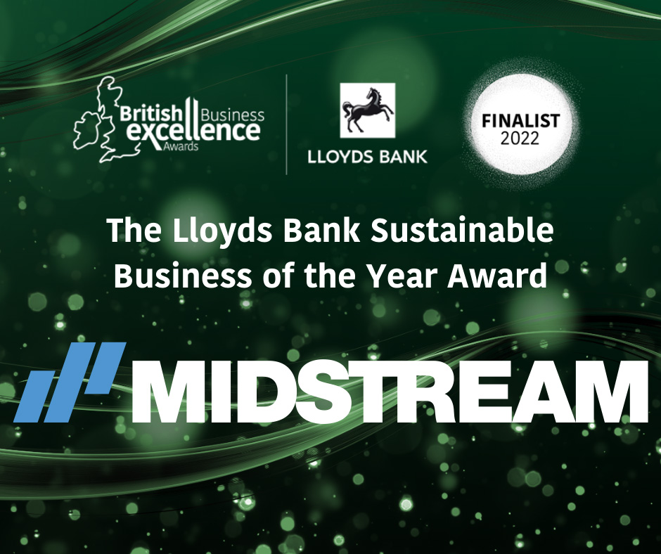 Midstream Lighting announced as a finalist for the Lloyds Bank British Business Excellence Awards